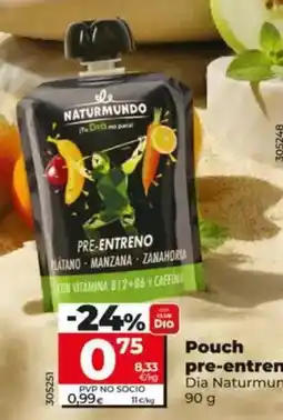 Dia Dia naturmundo - pouch pre-entreno 90 g oferta