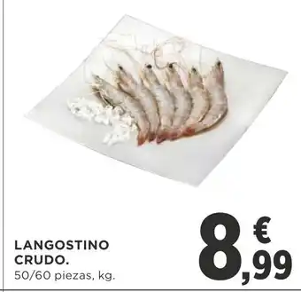 Supercor Langostino Crudo 50/60 piezas kg oferta