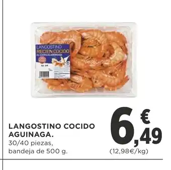 Supercor Langostino cocido Aguinaga oferta