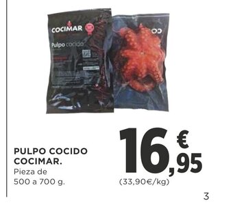 Supercor Pulpo Cocido Cocimar oferta