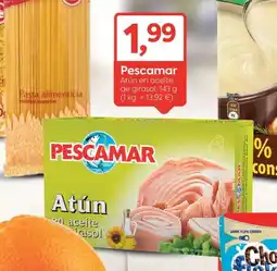 Suma Supermercados PESCAMAR Atún en aceite de girasol oferta