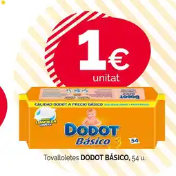 Condis DODOT BÁSICO Tovalloletes oferta