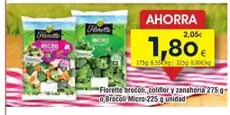 FROIZ FLORETTE brócoli, coliflor y zanahoria o Brócoli Micro oferta