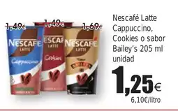 FROIZ Nescafé Latte Cappuccino, Cookies o sabor Bailey's oferta