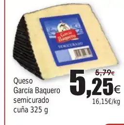 FROIZ Queso García Baquero semicurado cuña oferta