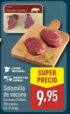 ALDI Solomillo de vacuno oferta