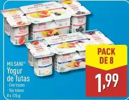 ALDI Milsani - yogur de frutas oferta