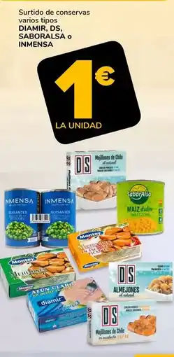 Supeco Diamir/ds/saboralsa/inmensa - surtido de conservas oferta