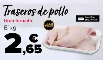 Supeco Traseros de pollo oferta