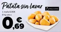 Supeco Patata sin lavar oferta