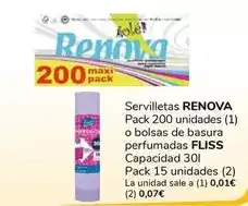 Supeco Renova - servilletas oferta