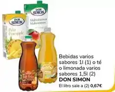 Supeco Don simón - bebidas o té o limonada oferta