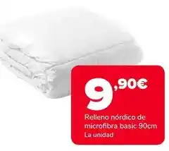 Supeco Relleno nórdico de microfibra basic oferta