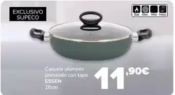 Essen - cazuela aluminio prensado con tapa