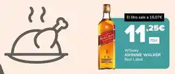 Supeco Johnnie walker - whisky red label oferta