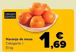 Supeco Naranja de mesa oferta