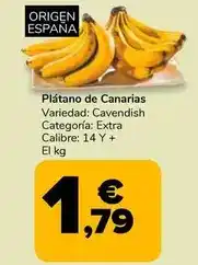 Supeco Plátano de canarias oferta