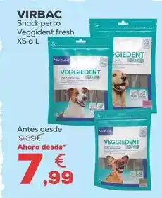 Kiwoko Virbac - snack perro veggident fresh oferta