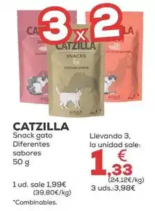 Kiwoko Catzilla - snack gato oferta