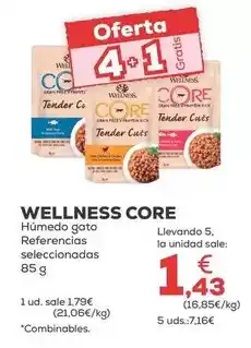 Kiwoko Wellness core - húmedo gato oferta