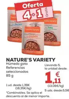 Kiwoko Nature's variety - húmedo gato oferta
