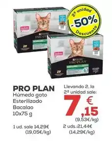 Kiwoko Pro plan - húmedo gato esterilizado bacalao oferta