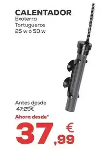 Kiwoko Calentador - exoterra tortugueros 25 w o 50 w oferta