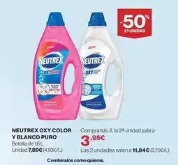 Supercor Neutrex - oxy color y blanco puro oferta