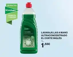 Supercor El corte inglés - lavavajillas a mano ultraconcentrado oferta
