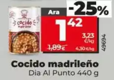 Dia Dia al punto - cocido madrileño oferta