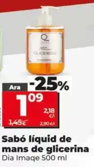 Dia Jabón líquido de manos de glicerina oferta