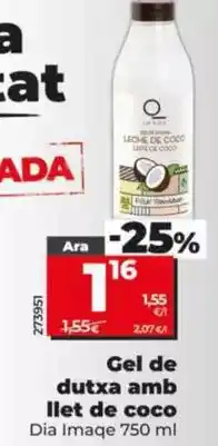Dia Dia imaqe - gel de ducha con leche de coco oferta