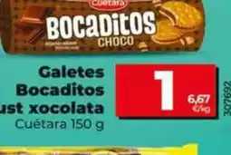 Dia Cuétara - bocaditos sabor chocolate 150 g oferta