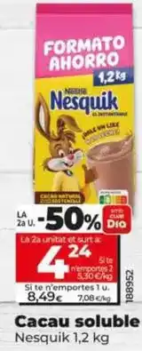 Dia Nesquik - cacao soluble oferta