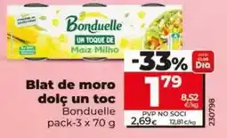 Dia Bonduelle - maiz dulce un toque pack-3 x 70 g oferta