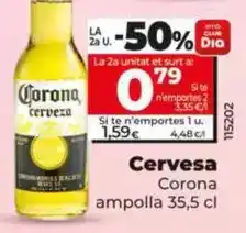 Dia Corona - cerveza botella 35,5 cl oferta