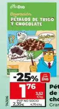 Dia Gran dia - petalos de trigo y chocolate oferta
