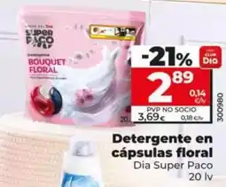 Dia Dia super paco - detergente en capsulas floral oferta