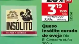 Dia Dia el cencerro - queso insolito curado de oveja oferta