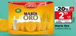 Dia Cuétara - maría oro oferta