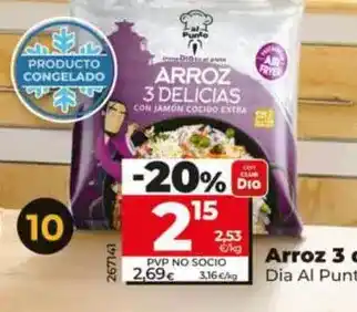 Dia Dia al punto - arroz 3 delicias oferta