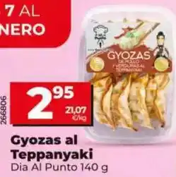 Dia Dia al punto - gyozas al teppanyaki oferta