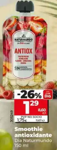 Dia Dia naturmundo - smoothie antioxidante oferta