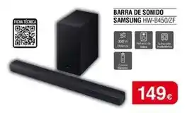 Samsung - barra de sonido hw-b450/zf