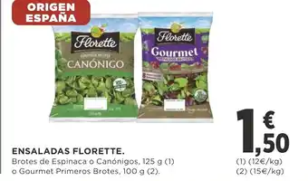 Supercor Ensaladas Florette oferta