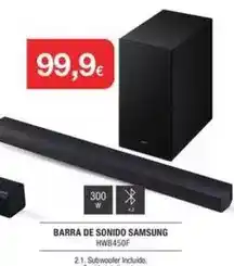 Milar Samsung - barra de sonido hwb450f oferta