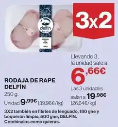 Hipercor Delfín - rodaja de rape oferta
