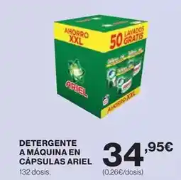 Hipercor Ariel - detergente a máquina en capsulas oferta