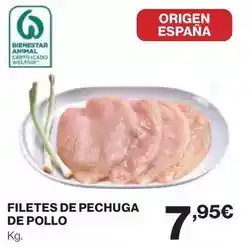 Hipercor Origen - filetes de pechuga de pollo oferta