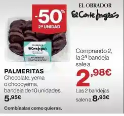 Hipercor Obrador - palmeritas oferta
